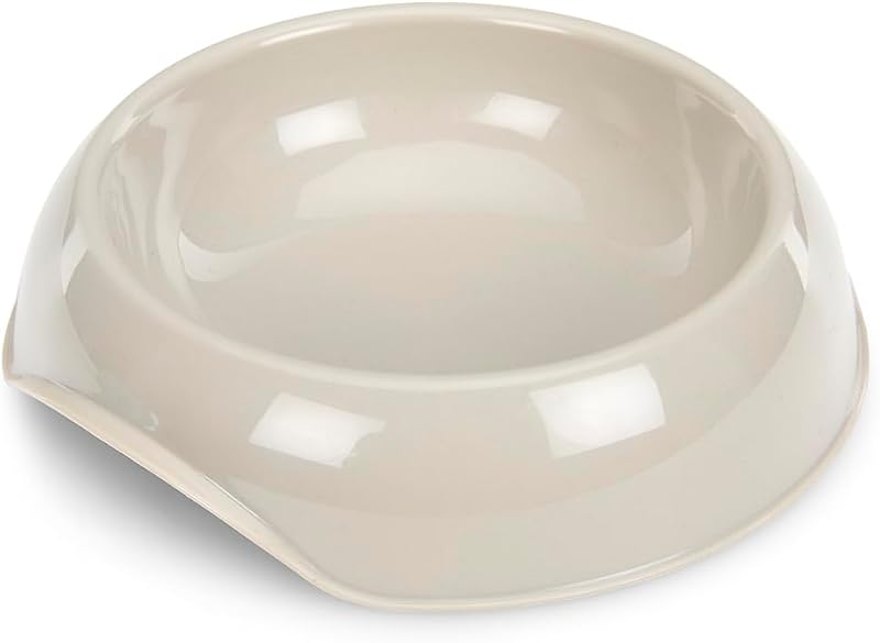 Petface Cat Feeding Bowl Grey 200 ml Capacity L14.7 x W14.7 x H3.4 cm