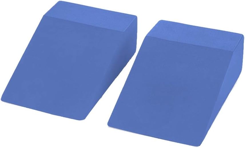StrongTek Yoga Foam Wedge Blocks (Pair) Soft Wrist Wedge, Supportive Foot Exercise Accessories