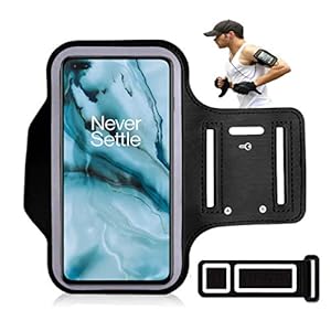 DN-Alive Oneplus Nord Armband Case Muziek Speler Armband Water Zweetvrij Huiswerk, Sport, Wandelen, Fietsen, Lopen, Met…