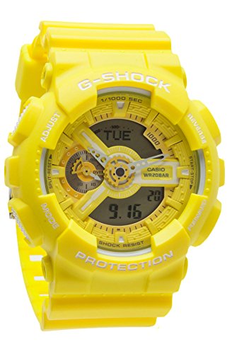 g shock ga 110 yellow