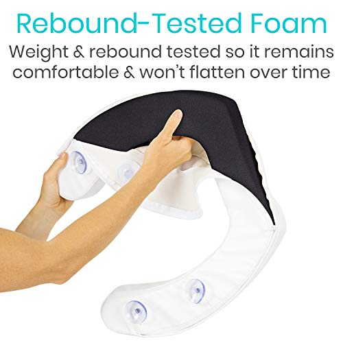 Vive Toilet Seat Cushion (Soft Cushioned Foam) Easy Clean Soft Padded