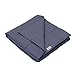 ZonLi Weighted Blanket 15 lbs(48''x72'', Twin Size, Grey), Weighted Blanket for Adults, with Glass Beads