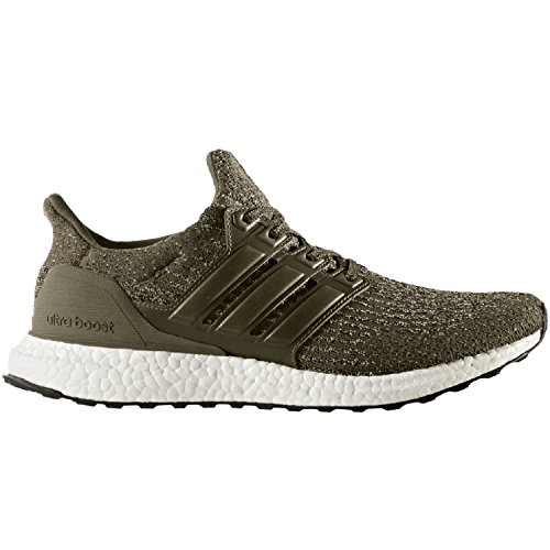 adidas Ultraboost M Mens Running Trainers (UK 6.5 US 7 EU 40, Olive Green White S82018)
