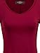 Made By Johnny MBJ WT737 Womens Long Sleeve Handkerchief Tunic XL Wine