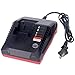 Qbmel 18-Volt Multi-Chemistry Battery Charger for Porter Cable PCXMVC Lithium Ion & NiCad NiMh Slide PC18B PC18B-2 PC18BL PC18BLX PCC489N Cordless Power Tool Battery