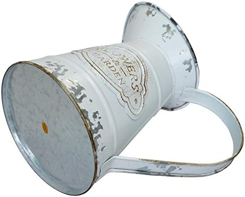 Farmhouse style vase with flowers, 8cm tall, priced at $12.77.