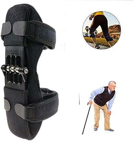 Spring Knee Pad Rebounds Boost, Knee Protection Boost Old Cold Leg Knee Band Mountaineering Deep Care Joint Support Knee Pads Powerful Rebounds