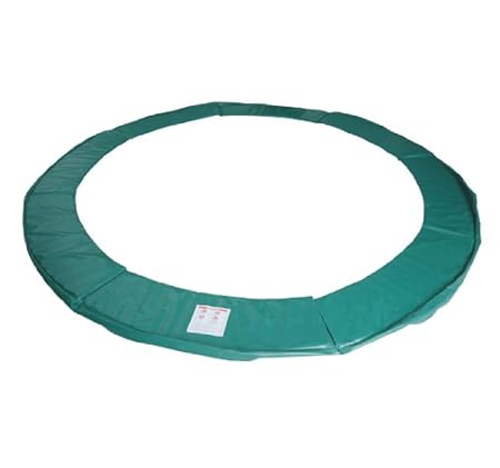 Homcom Trampolin Randabdeckung Sicherheitsnetz 8ft 10ft 12ft 15ft (Randabdeckung: Ø 366cm-Grün)