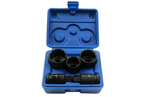 US Pro 2085 5 Pc 1/2 Dr 12 Point Hub Impact Socket & Bit Set for VAG Vehicles