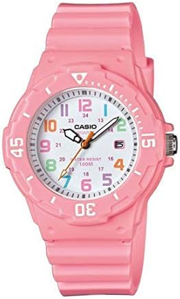 CASIO カシオ LRW-200H-4B2 ダイバータイプ シンプル アナログ カレンダー レディース ウォッチ キッズ 女性用 子供用 女の子 ピンク 防水 軽量 ビジネスウォッチ [並行輸入品]