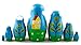 Peppa Pig Family Matryoshka Wooden Russian Nesting Dolls Kids Room Decor Art Crafts Gifts 7pc