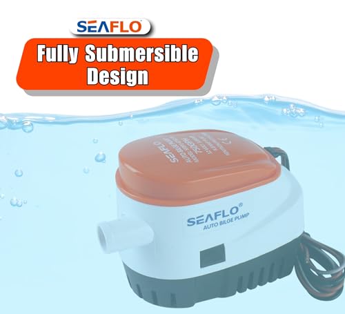 SEAFLO 06 Series Automatic Submersible Bilge Pump - 750GPH, 12V, 3/4