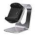 VIGOSS Compatible Fitbit Versa Charger, Premium Aluminum Fitbit Versa Charging Stand Dock Station Cradle Charging Clip Silicone Bracket USB Charger Cable for Fitbit Versa Smartwatch (Silver)