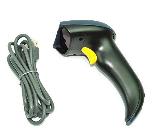 MP power @ Negro handheld láser lector de código de barras y el escáner EAN UPC POS