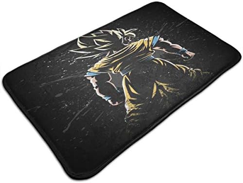 Herbert13 Welcome Entrance Door Mats Non-Slip Dragon Ball Z Doormat and Dog Mat 19.5" X 31.5" Suitable for Indoor Outdoor Floor Mats Shoe Scraper