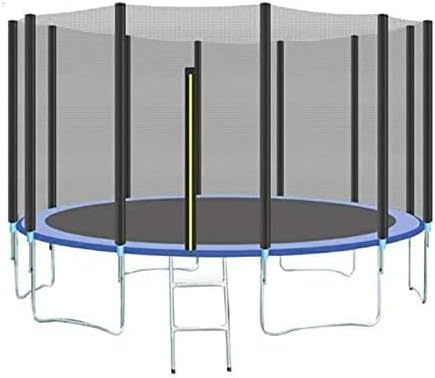 LETIN Trampoline with Safety Enclosure Net,Ladder Trampoline for Kids,Jumping Mat and Spring Cover Padding Outdoor Trampolin 10FT 12FT 14FT 16F
