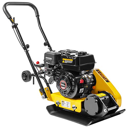 STKUSA 6.5HP Gas Vibration Compaction Force Industry Plate Compactor Construction 2360Lbs Force