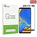 [2 Pack] Samsung Galaxy A9 (2018) Screen Protector, KATIAN HD Full Coverage Protector[Anti-Scratch] [No-Bubble] [Case-Friendly], 9H Hardness Tempered Screen Film for Samsung Galaxy A9 (2018[Black]