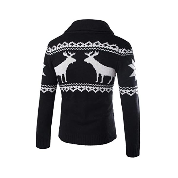 kaifongfu Top Men, Fashion V Neck Pullover Men's Short-Sleeved T-Shirt Blouse - Image 3