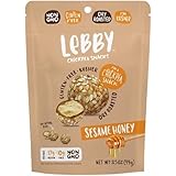 Lebby Chickpea Snacks (Sesame Honey 3.5 oz, 6 pack). Healthy Protein Snacks! Dry Roasted garbanzo beans / chick peas coated i