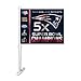 NFL New England Patriots Super Bowl 51 5X Champions Car Flag