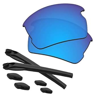 Predrox Blue Mirror Flak 2.0 XL Lenses & Rubber Kits
