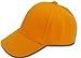 Plain Adjustable Velcro Baseball Cap (Gold)