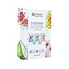 Garnier-Sheet-Mask-Discovery-Collection-Face-Eye-Sheet-Mask-set-for-Dehydrated-Dull-and-Tired-Skin-Pack-of-5-Sheet-Masks Garnier Sheet Mask Discovery Collection, Face & Eye Sheet Mask set for Dehydrated, Dull and Tired Skin, with glycerin…