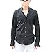 Zbrandy Men's Grandad Collar Hawaiian Casual Shirts