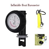 Vbestlife Kayak Barometer Nylon Inflatable Boat Air Pressure Gauge Barometer for Kayak Raft