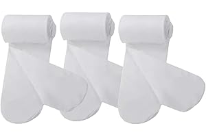 dodoin Toddler Little Big Girls Dance Tights Footed Pantyhose Ballet Class School Stretchy Durable Opaque 2-14Years