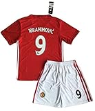 Zlatan Ibrahimovic #9 Manchester United 2016/2017 Home Jersey & Shorts for Kids