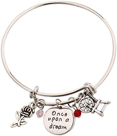 hanreshe Bangle Jughead Adjustable DIY Bracelet Message Charm Expandable Wire Bangle Bracelet