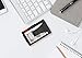 Minimalist Slim Wallet for Men - Carbon Fiber Wallets For Men RFID Blocking - Credit Card Holder with Aluminum Money Clip (Carbon Fiber Black)