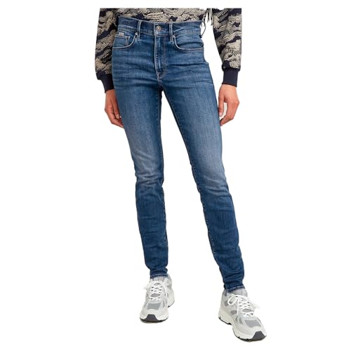 G-STAR Jeans 3301 Skinny para Mujer, Azul (Medium Aged D05175-8968-071), 25W / 34L