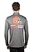 NFL Ultra Game Men's Quarter Zip Pullover Shirt Athletic Quick Dry Tee, Gray, ,