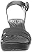 crocs Women's Leigh II Ankle Strap Wedge, Black/Black, 8 M US