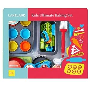 LAKELAND Kids' Real Bakeware Ultimate 48pc Baking Gift Set