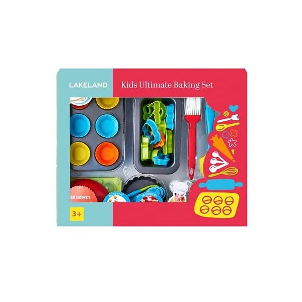 LAKELAND Kids' Real Bakeware Ultimate 48pc Baking Gift Set