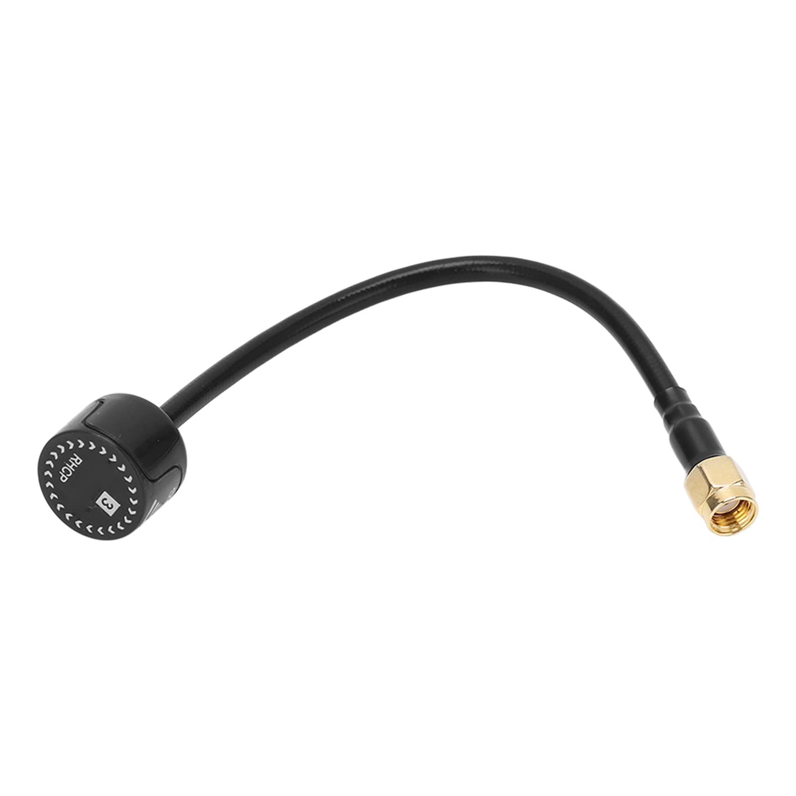 FPV Drone Antenna 5.8GHz 155mm 2.5 Dbi Antenna with Inner Hole RP-SMA Micro RHCP Antenna for RC Drone FPV Quadcopeter Multicopter for Long Range Quadcopter Drone,RC FPV Machine(black)