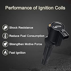 BDFHYK DG504 Ignition Coils Compatible with Ford
