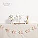 Ling's moment 10 Feet Tribal Banner, Paper Arrow Bunting Garland Decoration for Baby Nursery, Boho Wedding, Bridal Shower, Birthday, Event & Party Supplies, 42 pcs-(Gold+Mint+Coral)