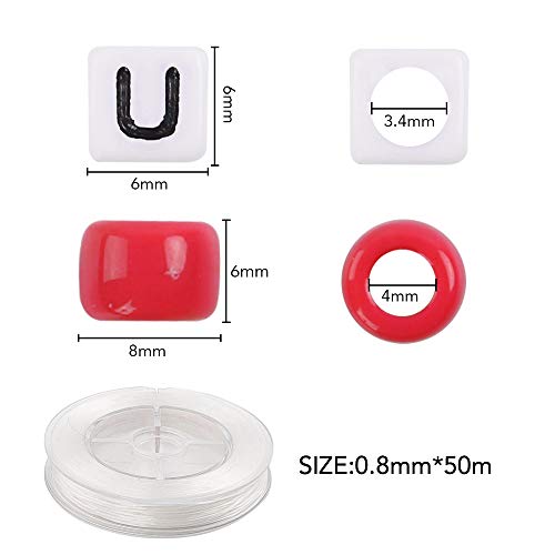 1 1400pcs+Jewelry+Elastic+Bracelets+Necklaces