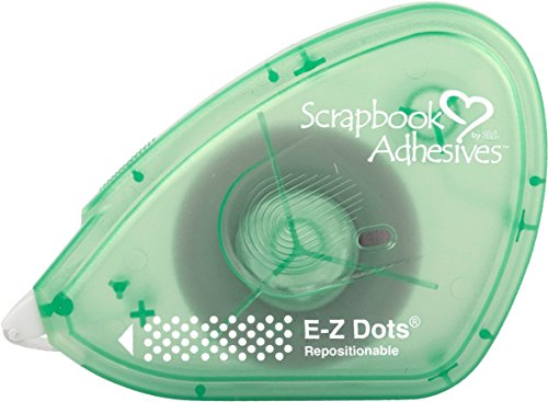3L Scrapbook Adhesives E-Z Dots Runner Repositionable Adhesive Dispenser, 49 Feet