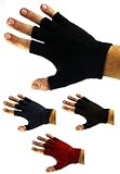 Plain Unisex Fingerless Gloves