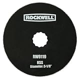 Rockwell RW9119 Sonicrafter 3-1/8-Inch HSS Circle Blade, 1-Piece