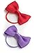 30 Pack: Girls No Crease Ouchless Stretch Elastic Hair Bow Ties Ponytail Holders