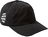 WellDam Unisex Anti Social Social Club Adjustable Baseball Cap Sun Visors Beach Dad Hat
