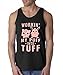 allwitty 1020 - Men's Tank-Top Workin My Puff Into Tuff Jigglypuff Wigglytuff Pokemon Medium Black