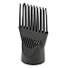 1 Pair Professional Universal Hairdressing Salon Hair Dryer Diffuser Wind Blow Cover Comb Attachment Nozzle Black Plastic Dual Grip